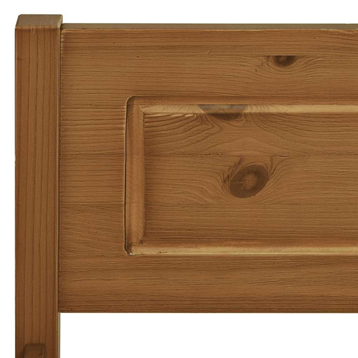 VIDAXL Cadre de lit sans matelas pin massif marron miel 160x200 cm