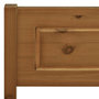 Voir la diapositive 5 : VIDAXL Cadre de lit sans matelas pin massif marron miel 160x200 cm