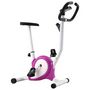 Voir la diapositive 3 : VIDAXL Vélo d appartement avec résistance à courroie Violet