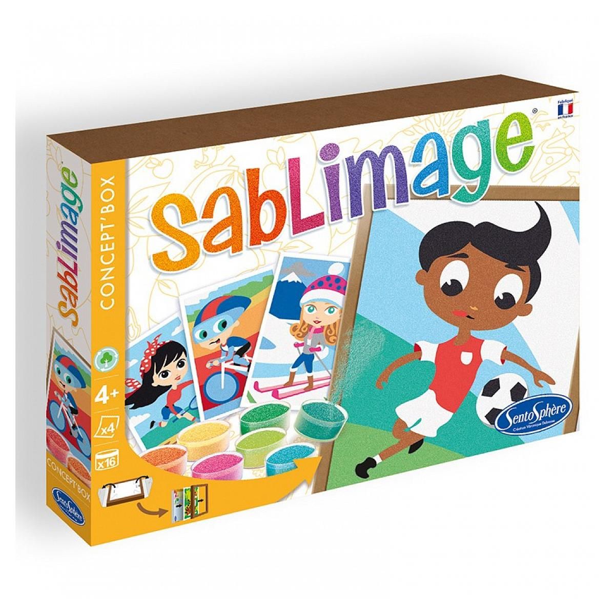 Sentosphere Sablimage Sportif : Créez des Tableaux Colorés avec Sable Multicolore