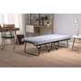 Voir la diapositive 1 : SEDAC LIT PLIANT sommier 17 lattes + matelas mousse 90x190 cm FOLDI