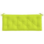 Voir la diapositive 5 : VIDAXL Coussins de banc de jardin lot de 2 vert vif tissu Oxford