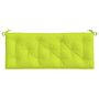 Voir la diapositive 5 : VIDAXL Coussins de banc de jardin lot de 2 vert vif tissu Oxford