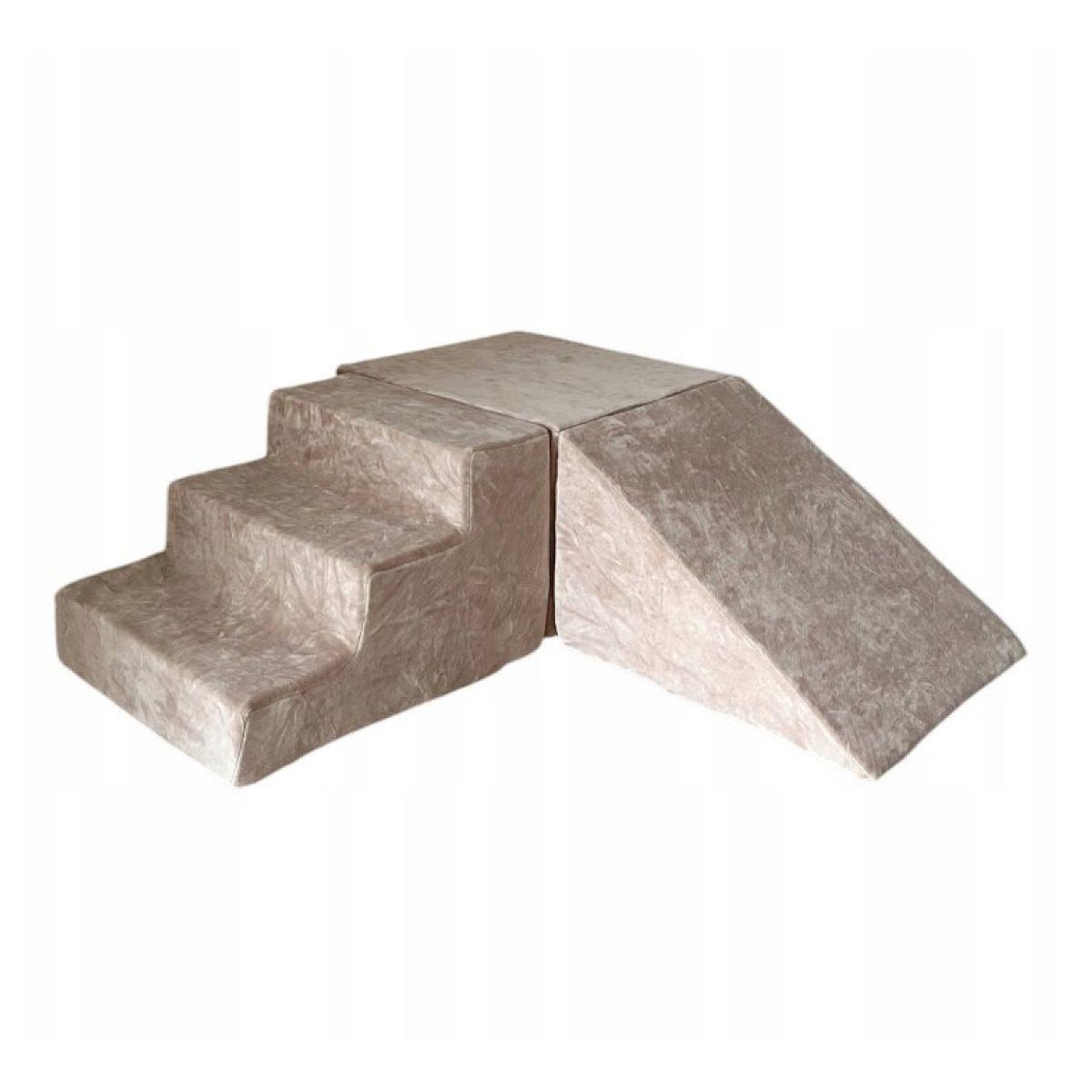 MONIO FOR KIDS Mousse play velours - 3 éléments beige