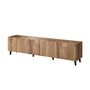 Voir la diapositive 1 : BEST MOBILIER Come - meuble tv - effet bois - 4 portes - 200 cm