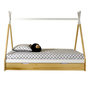Voir la diapositive 2 : Paris Prix Pack - Lit Enfant & Tiroir  Tipi  90x200cm Blanc & Naturel