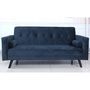 Voir la diapositive 2 : Paris Prix Canap&#xE9; Convertible 3 Places Scandinave  Navya  Bleu