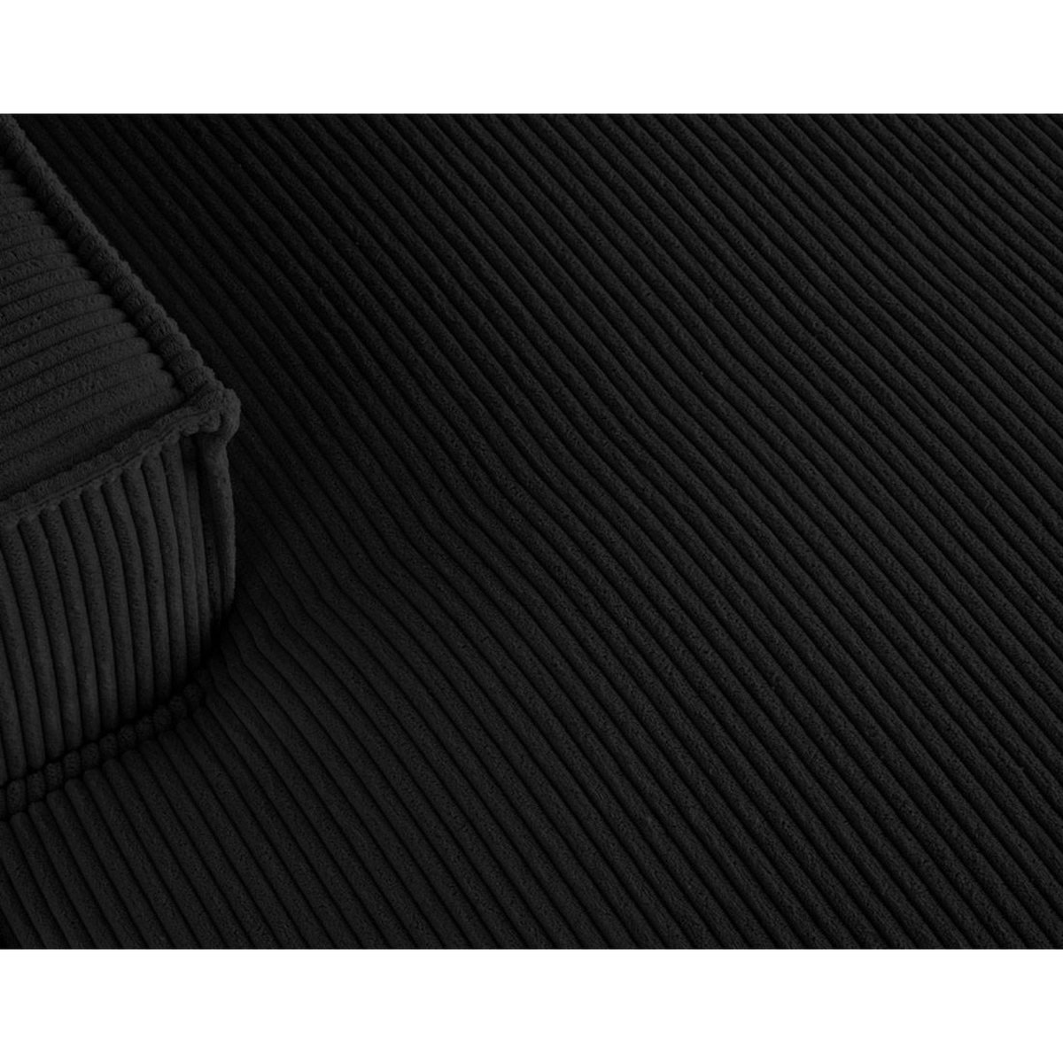 LISA DESIGN Spiaggia - canapé d'angle gauche - 4 places - en velours côtelé