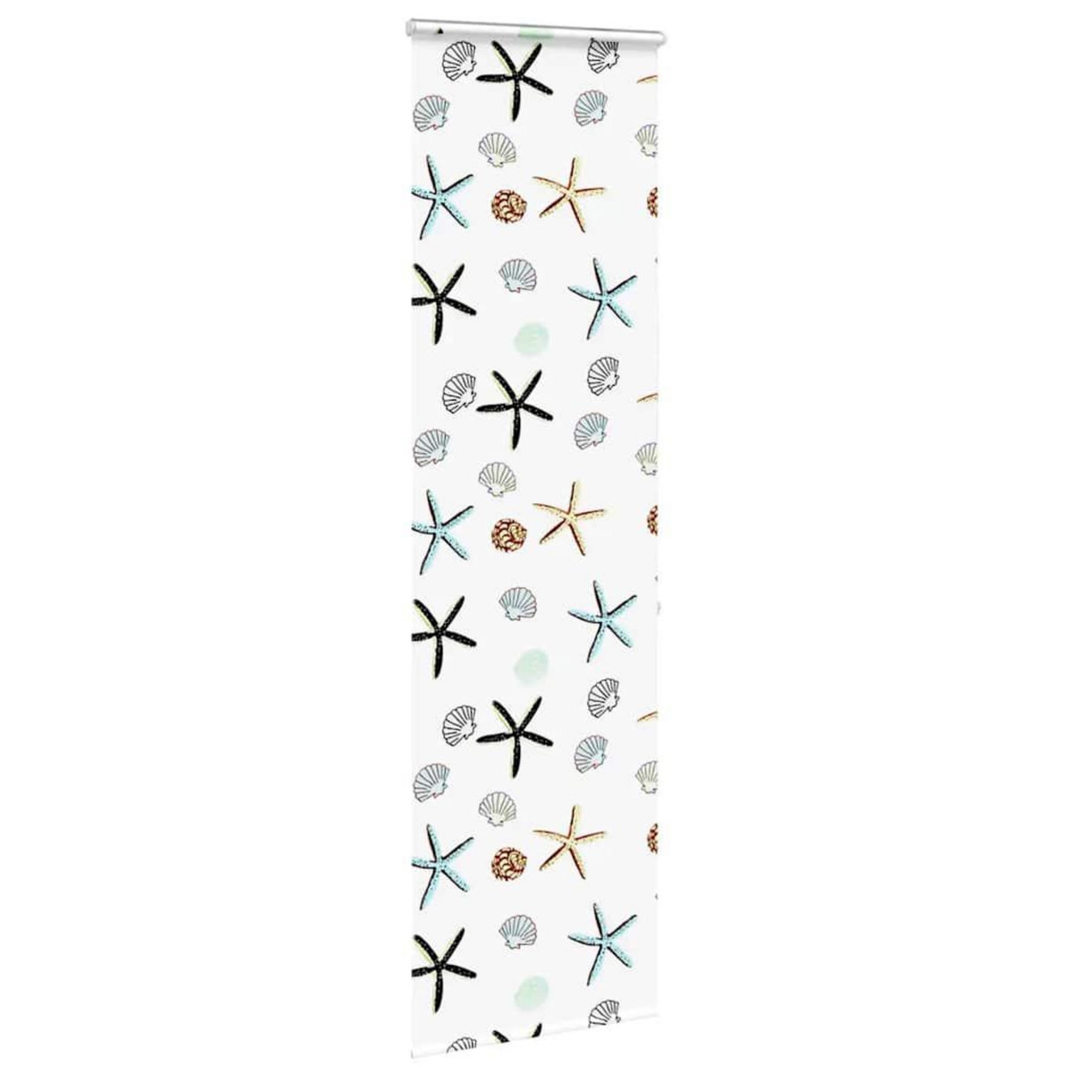 VIDAXL Store enrouleur de douche avec cassette largeur du tissu 66 cm