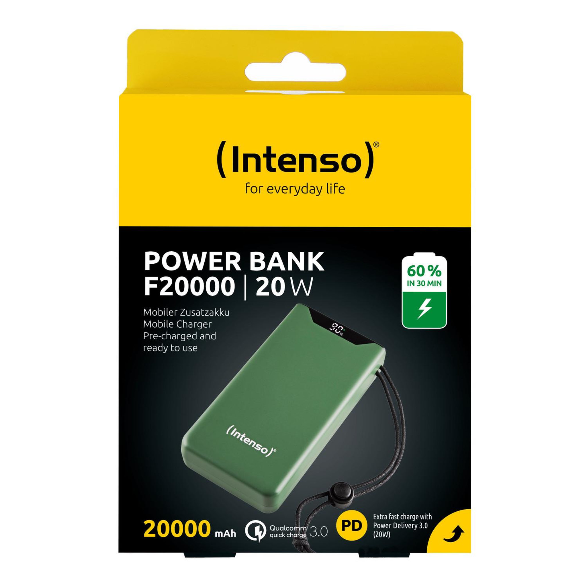 Voir la diapositive 3 : Intenso Intenso 7332057 banque d'alimentation électrique lithium polymère (lipo) 20000 mah vert