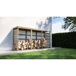 Forest Style Bûcher - Bois traité autoclave - 5,08m3 - COLOMBUS XXL