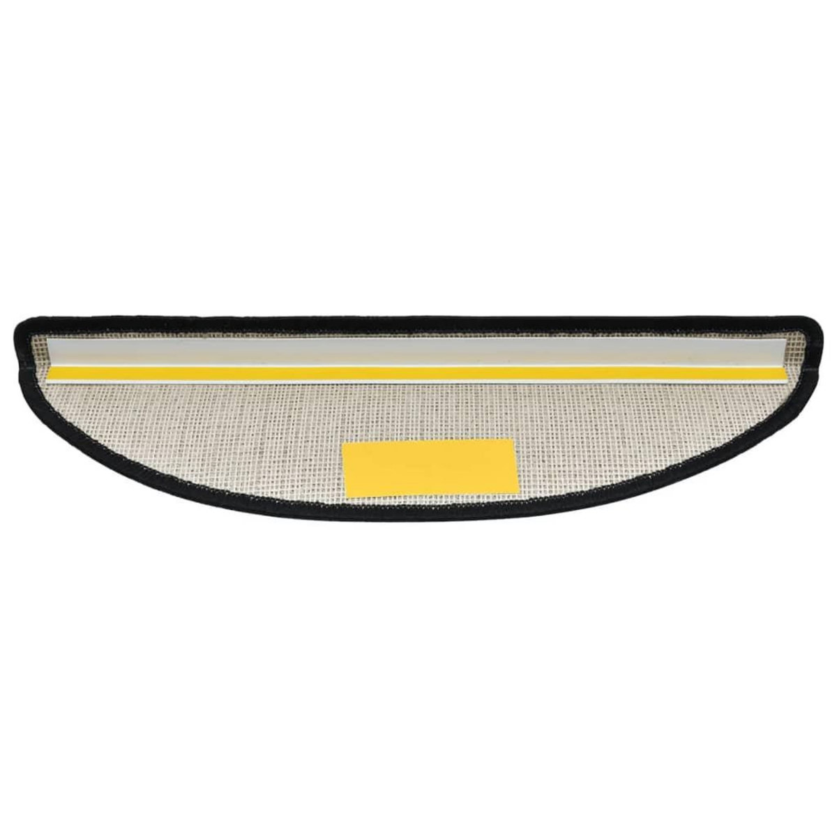 VIDAXL Tapis d'escalier 10 pcs 56x17x3 cm Anthracite