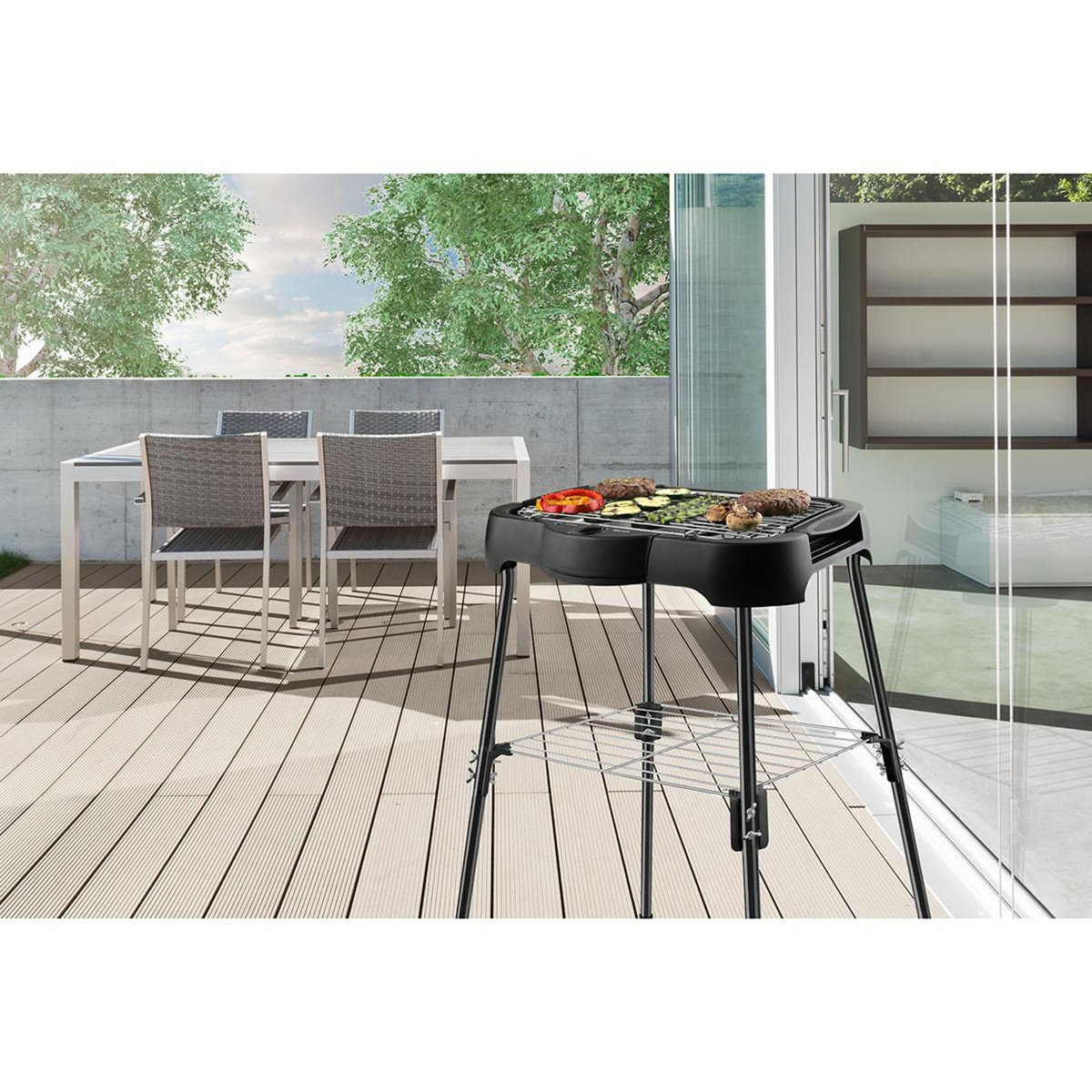 Taurus Barbecue électrique sur pieds 2000w - maxim's plus