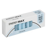 ENERGY MAX Lot de 20 Piles LR06  Alcaline  5cm Bleu
