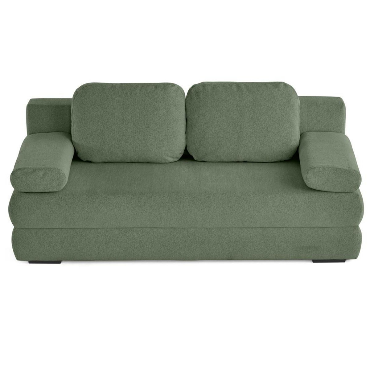 BEST MOBILIER Nora - canapé 3 places convertible avec coffre en tissu texturé