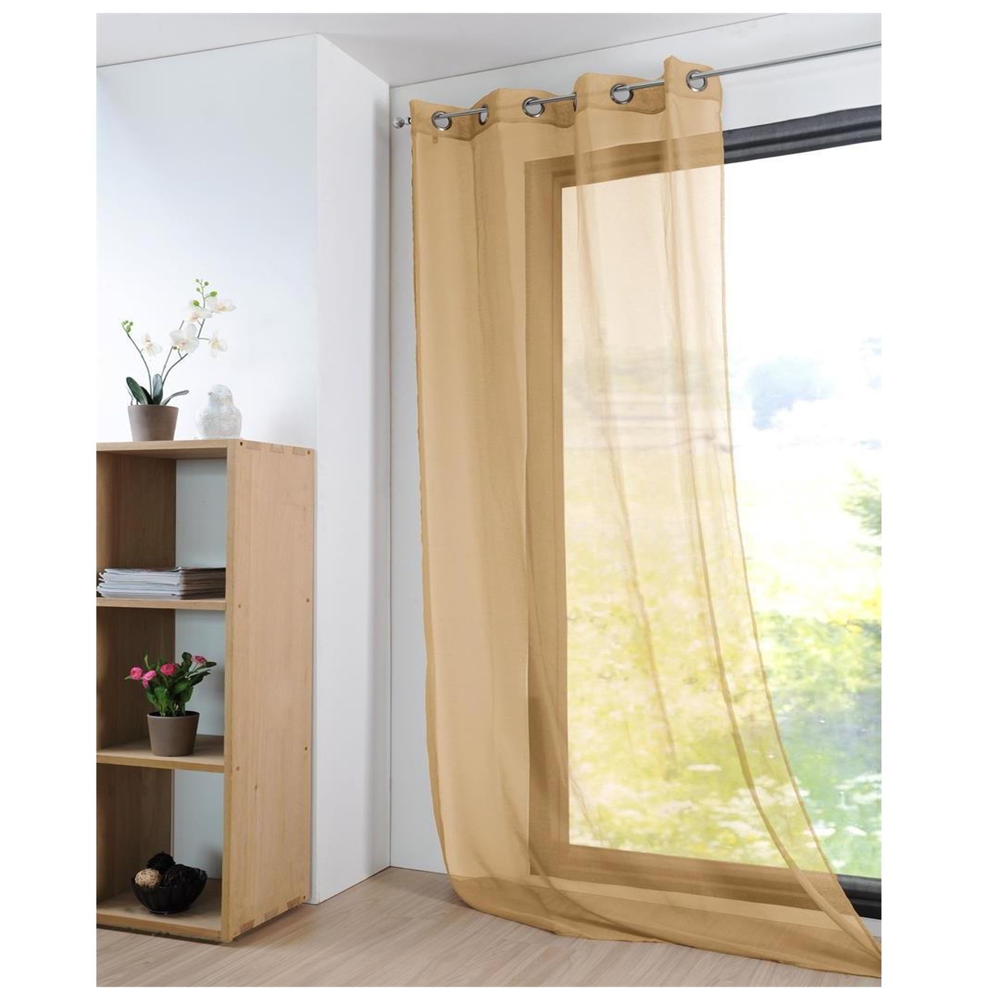 Voir la diapositive 2 : Eden Voilage uni collection mona design et moderne