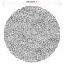 Voir la diapositive 6 : VIDAXL Tapis OVIEDO a poils courts beige Ø 120 cm