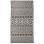 Voir la diapositive 1 : VIDAXL Tapis a tissage plat d'exterieur 80x150 cm Rayures noires
