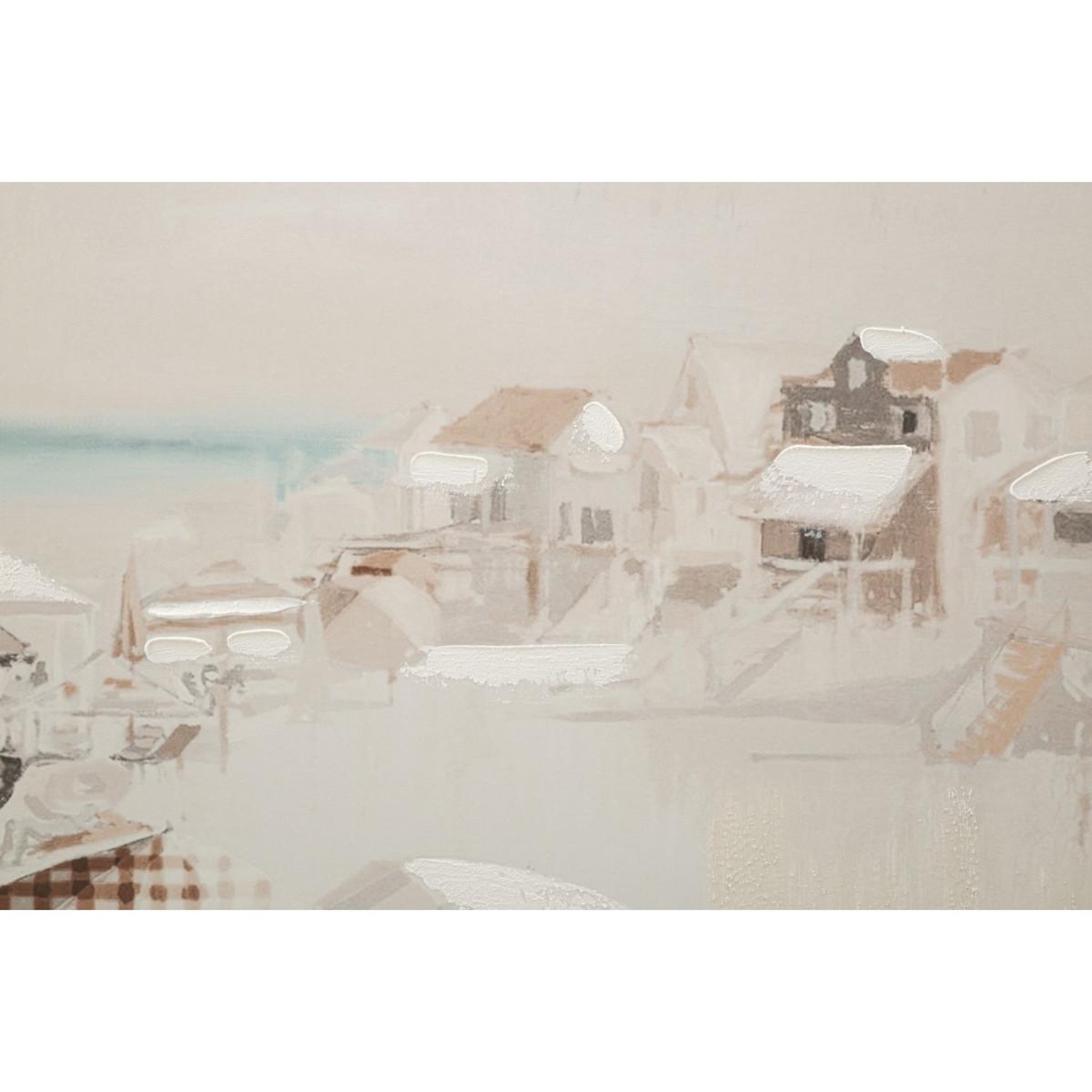 Voir la diapositive 2 : Paris Prix Toile imprimée déco  beach  80x120cm multicolore