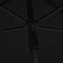 Voir la diapositive 5 : VIDAXL Parasol de jardin avec mat 210x140 cm Noir