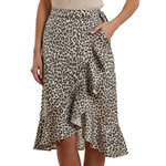 Vero Moda Jupe Léopard Femme Vero Moda Smilla. Coloris disponibles : Beige