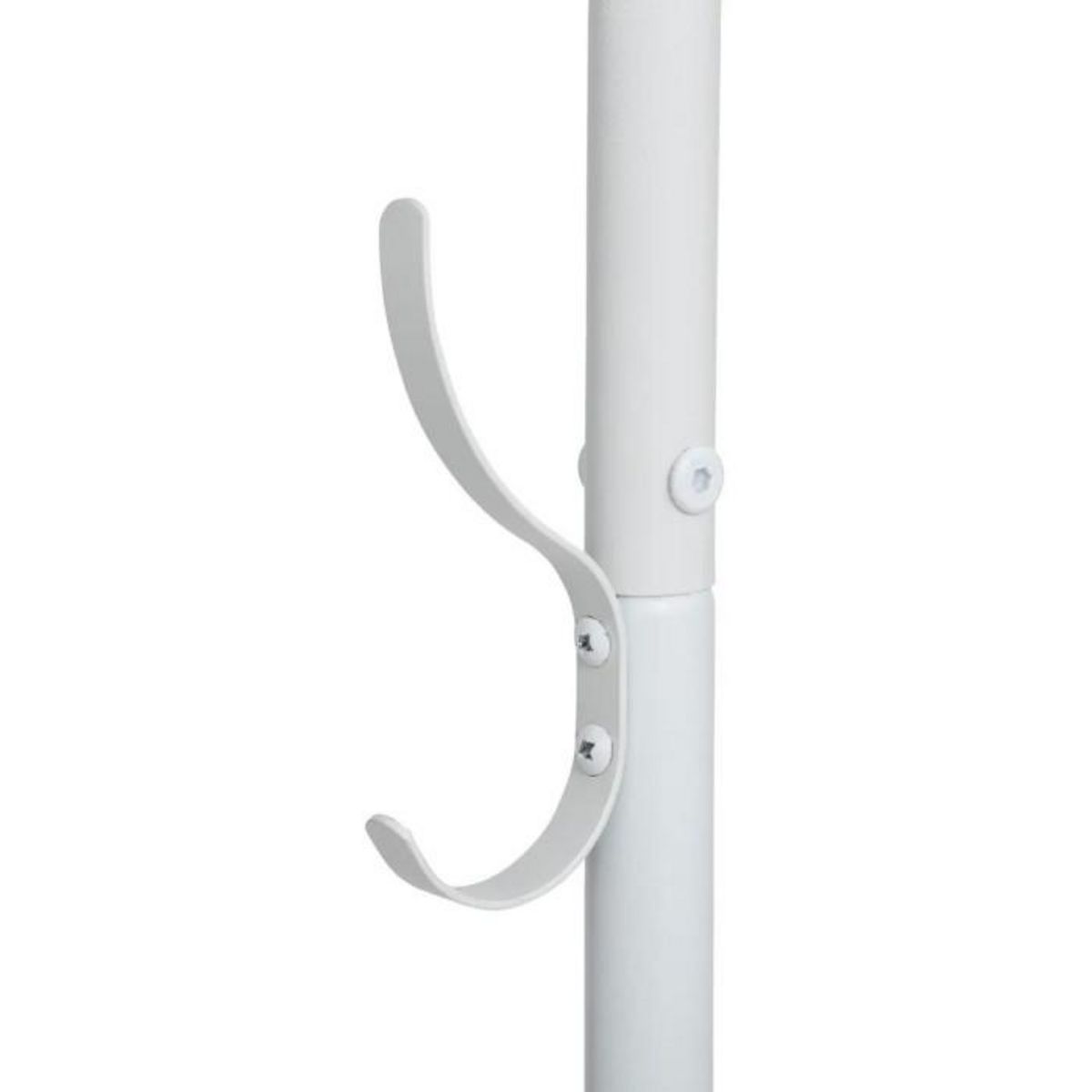 FIVE Portant à Vêtements en Métal  Patères  160cm Blanc