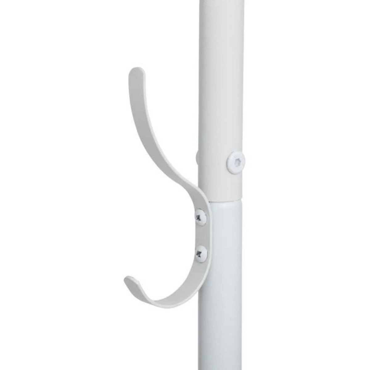 FIVE Portant à Vêtements en Métal  Patères  160cm Blanc