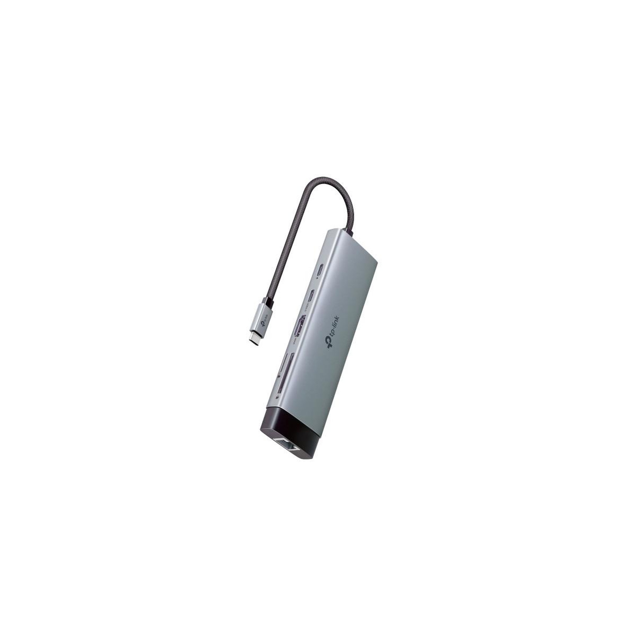 Voir la diapositive 2 : TP-LINK Tp-link uh9120c hub usb-c 9 ports avec hdmi 4k 60hz, gigabit rj-45 et 100w pd, lecteur sd/microsd, 5gbps, couleur gris