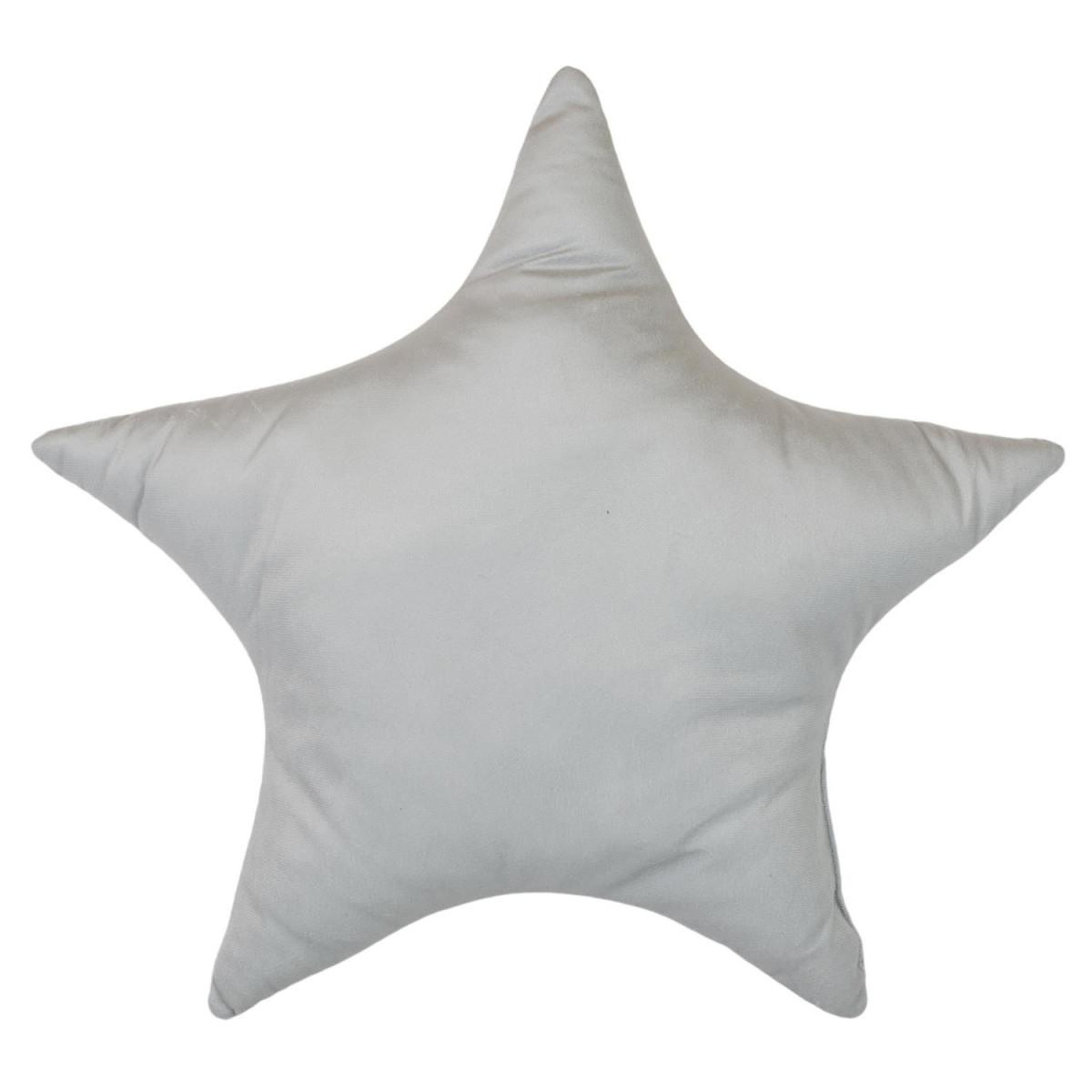 Voir la diapositive 2 : HOME DECO KIDS Coussin déco enfant  étoile  37x44cm gris