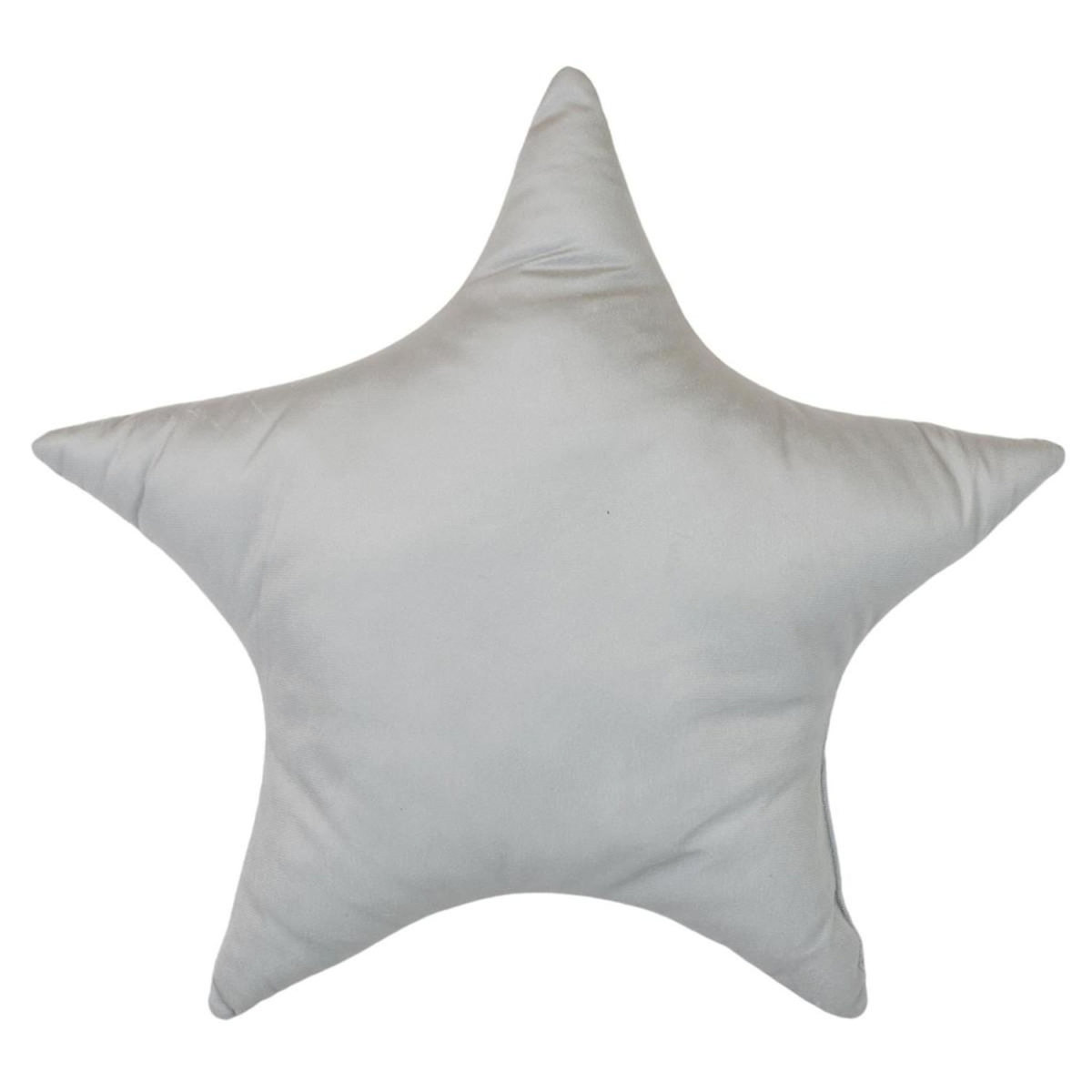 Paris Prix Coussin Déco Enfant  Étoile  37x44cm Gris