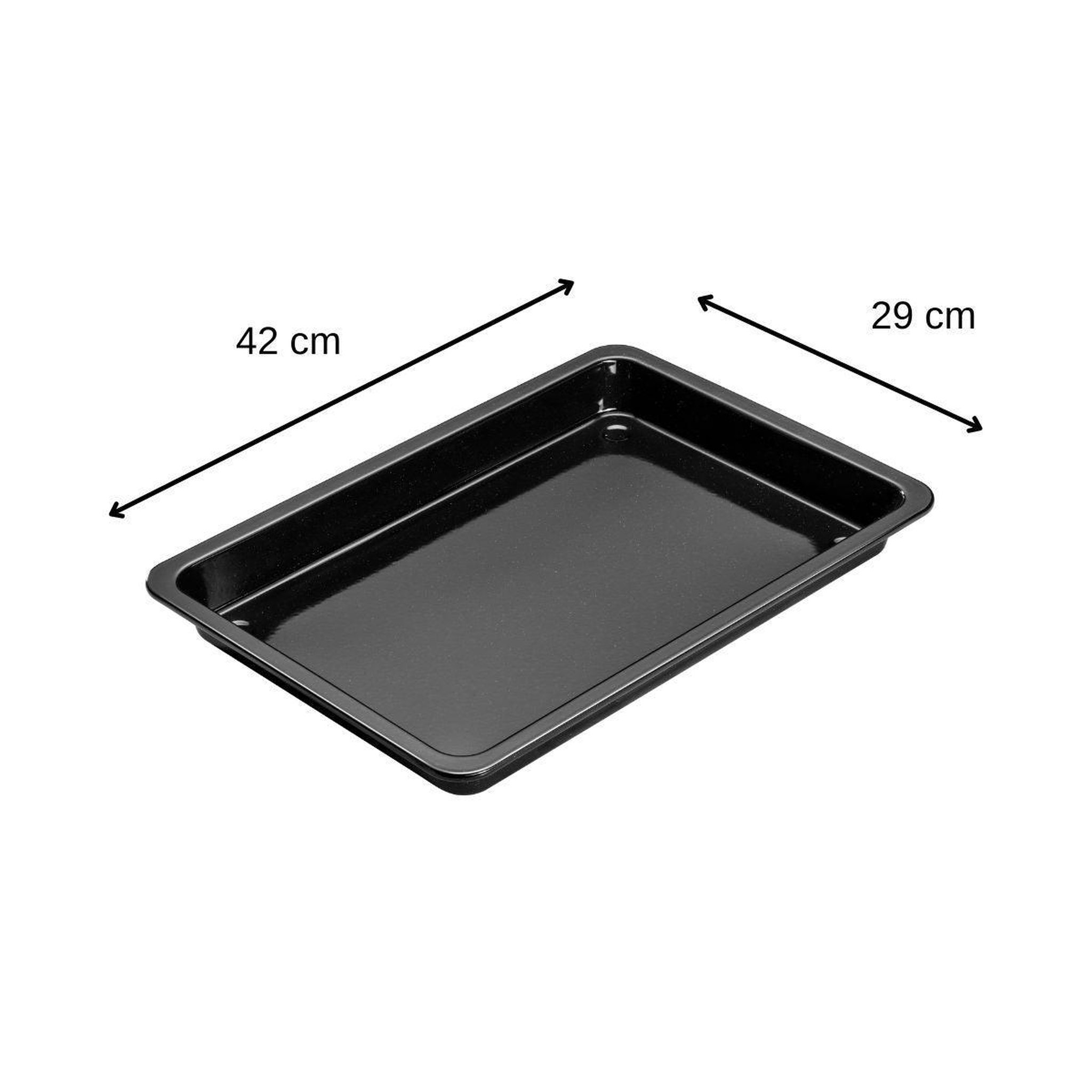Voir la diapositive 3 : DR.OETKER Lot de 2 plats de cuisson pizza au four 42 x 29 cm dr. Oetker back-idee kreativ