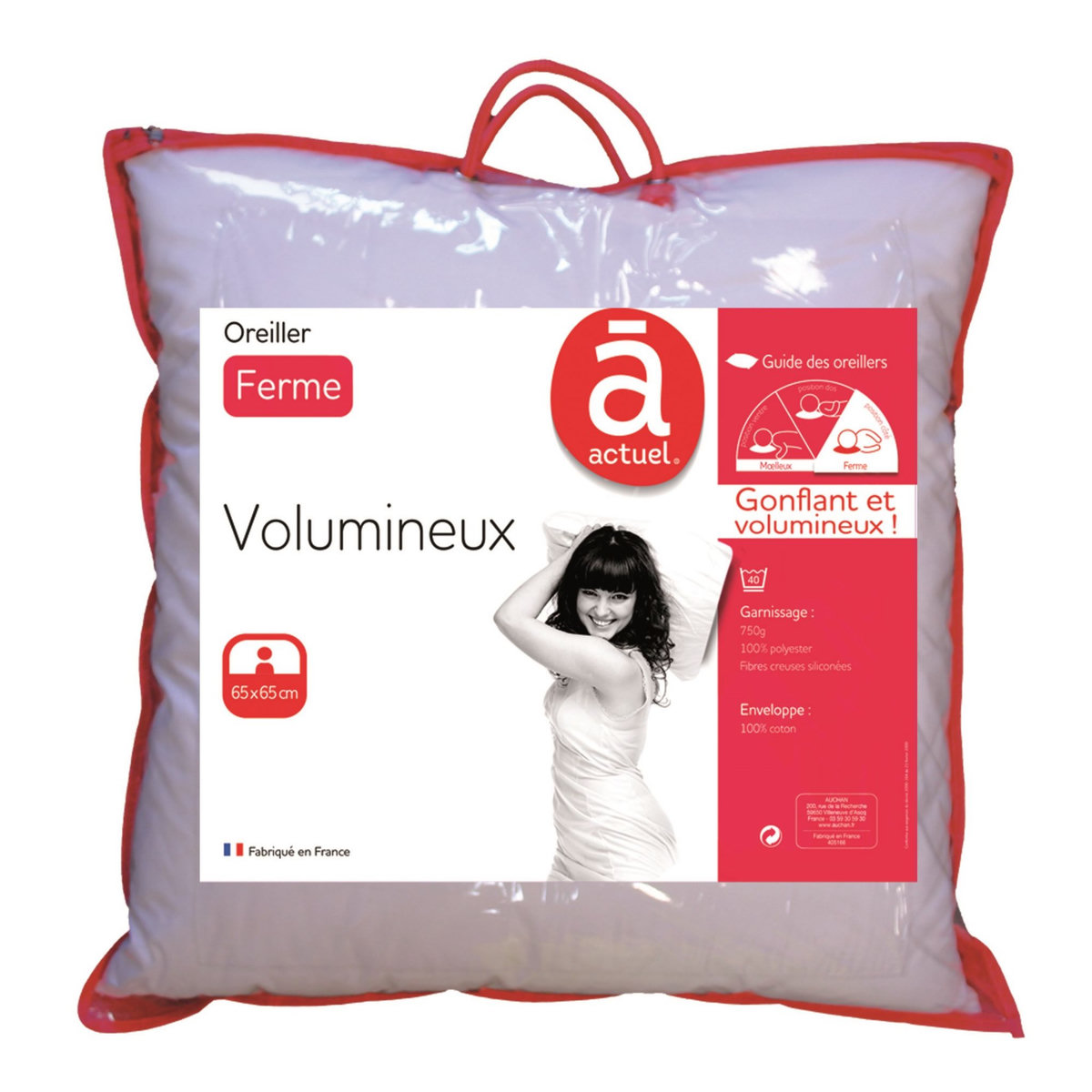 ACTUEL Oreiller Volumineux Ferme