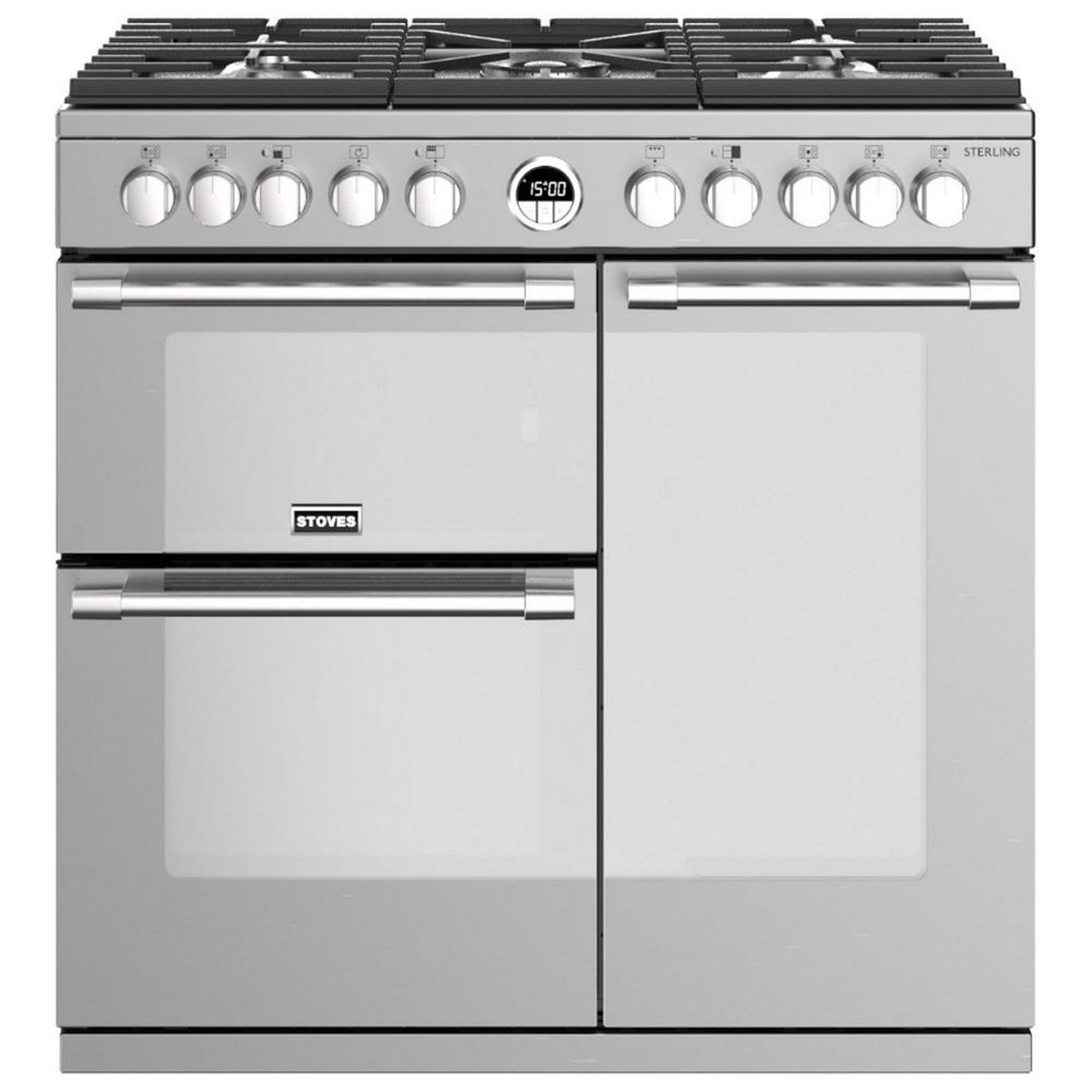 STOVES Piano de cuisson mixte 172l 5 feux inox - psters90dfss