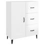 Voir la diapositive 2 : VIDAXL Buffet Blanc brillant 69,5x34x90 cm Bois d'ingenierie