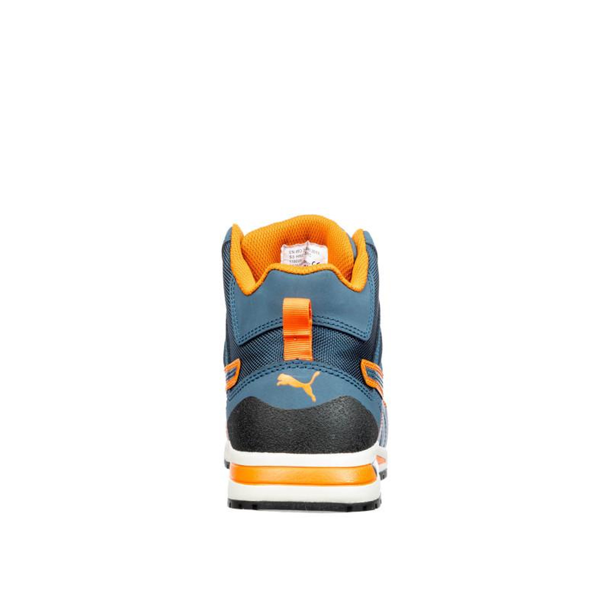 Voir la diapositive 2 : PUMA Baskets de sécurité hautes CROSSTWIST MID S3 HRO SRC bleu orange P41 PUMA 633140 T.41