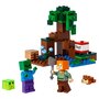 LEGO Minecraft 21240 Aventures dans le Marais, Jouet de Construction, avec Figurines Alex et Zombie dans le Biome