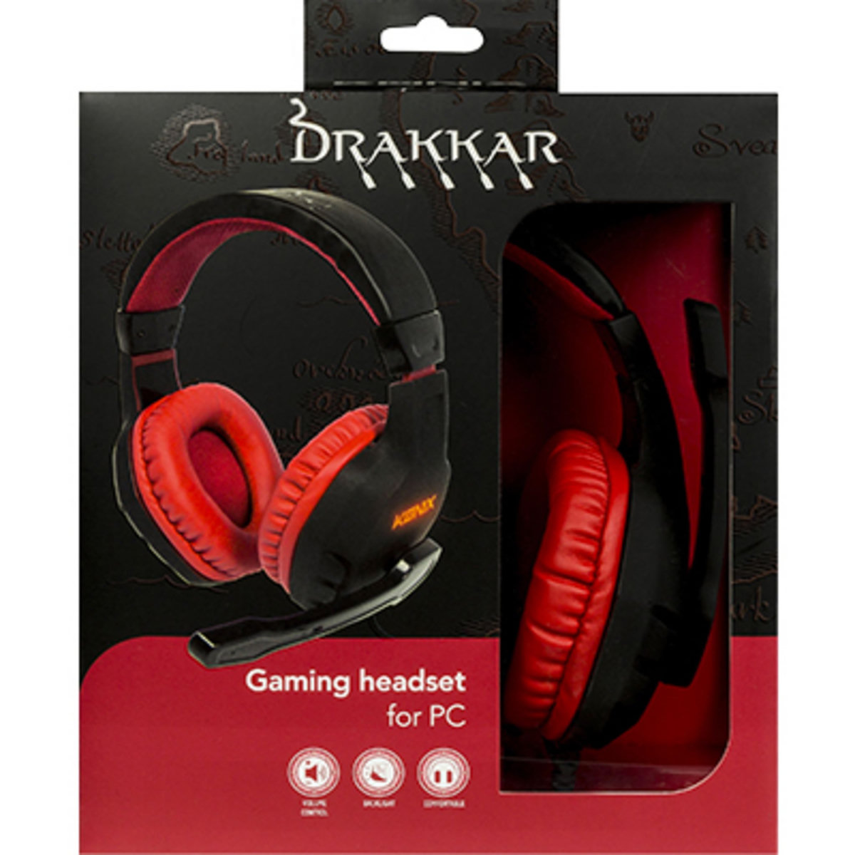 KONIX Casque de jeu Drakkar PC