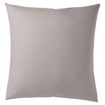 DODO Lot de 2 taies d'oreiller Percale de coton thermorégulée Gris clair. Coloris disponibles : Gris