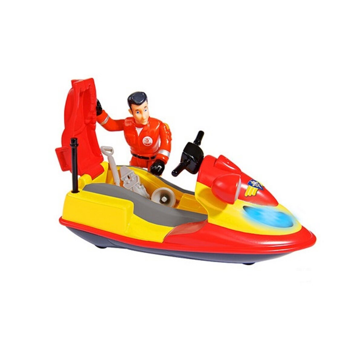 SMOBY Sam le pompier Jet ski Junon avec figurine Elvis 