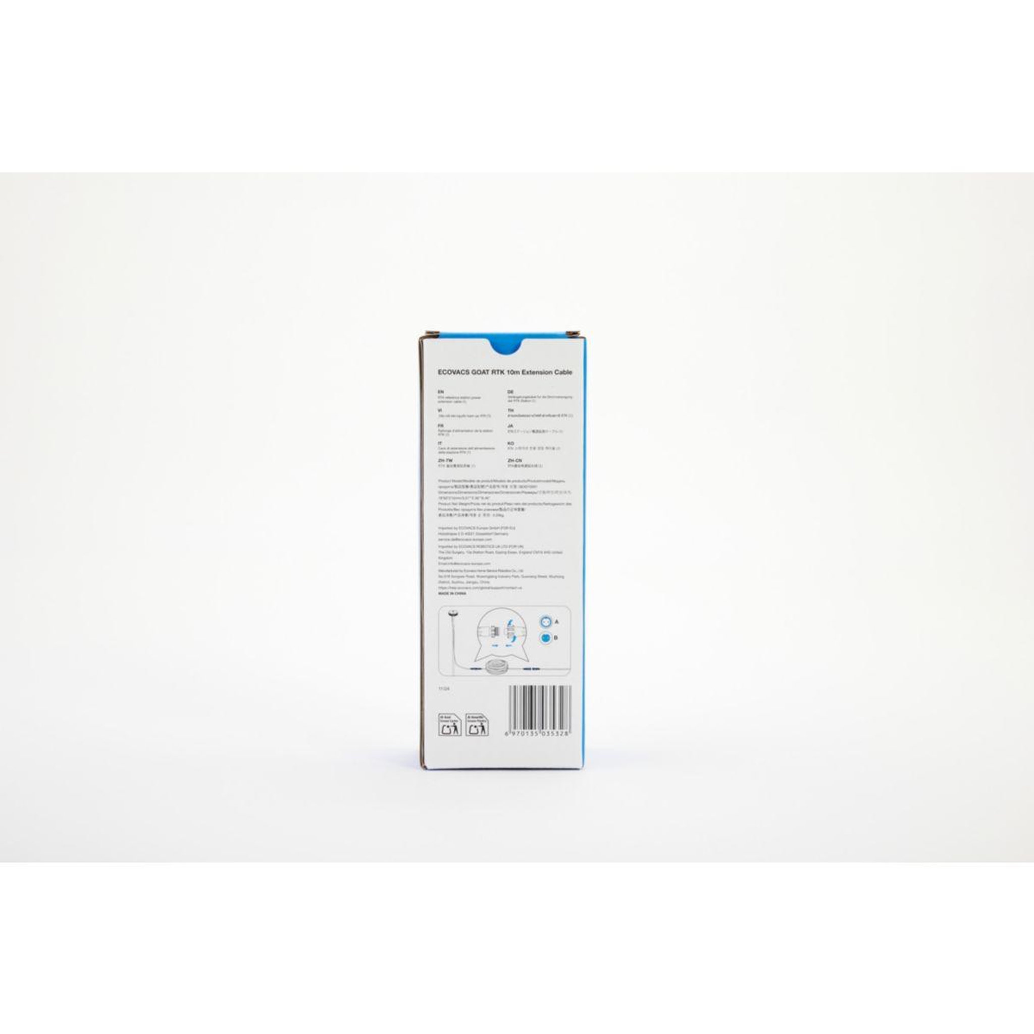 Voir la diapositive 4 : ECOVACS Câble extension alimentation balise gps rtk, 10m