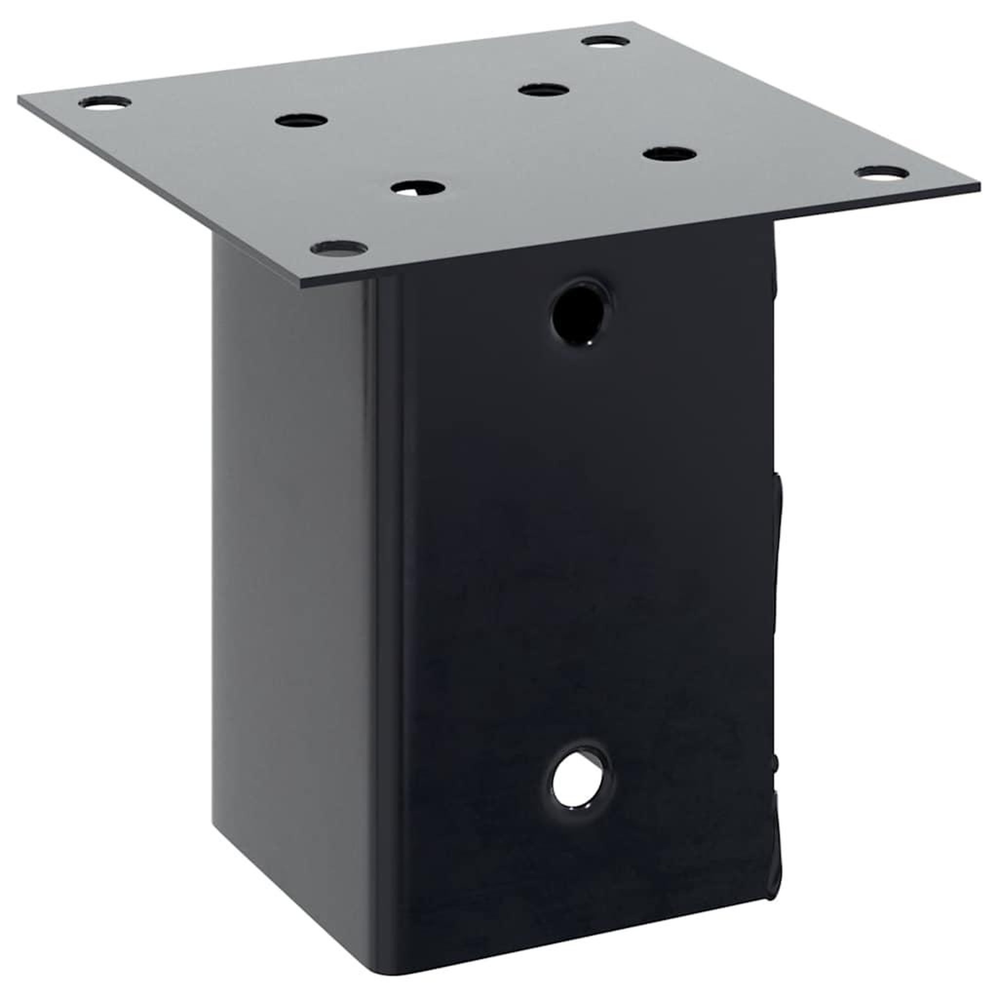 Voir la diapositive 5 : VIDAXL Bases de poteau carrees 12 pcs anthracite 81x81 mm