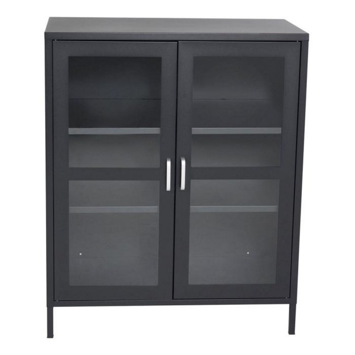 Paris Prix Vitrine 2 Portes  Acero  97cm Noir