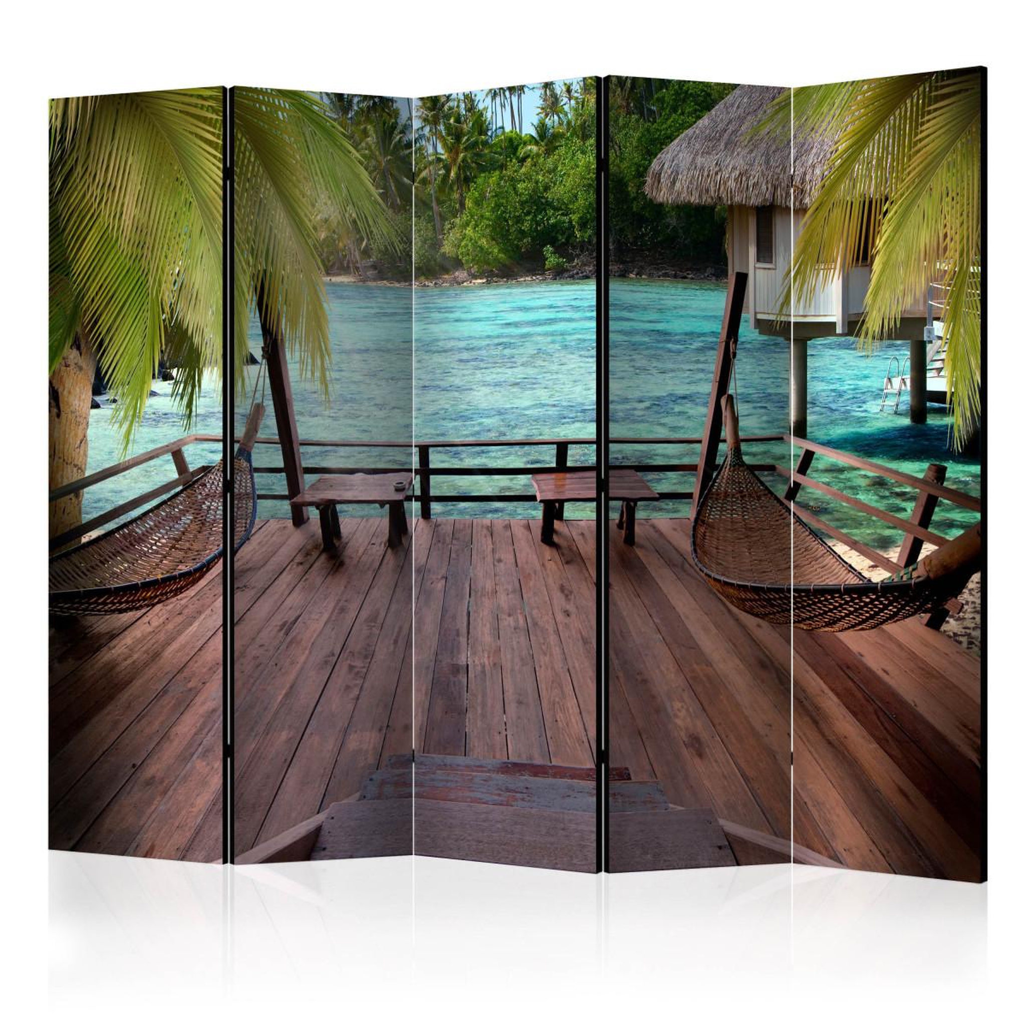 Paris Prix Paravent 5 volets  summer rest  172x225cm