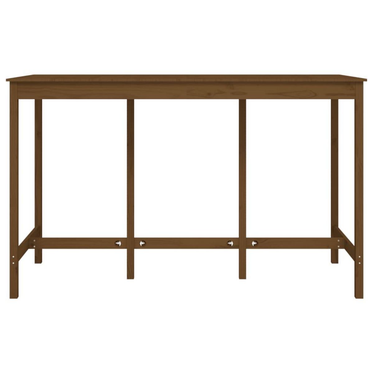 VIDAXL Table de bar Marron miel 180x80x110 cm Bois massif de pin