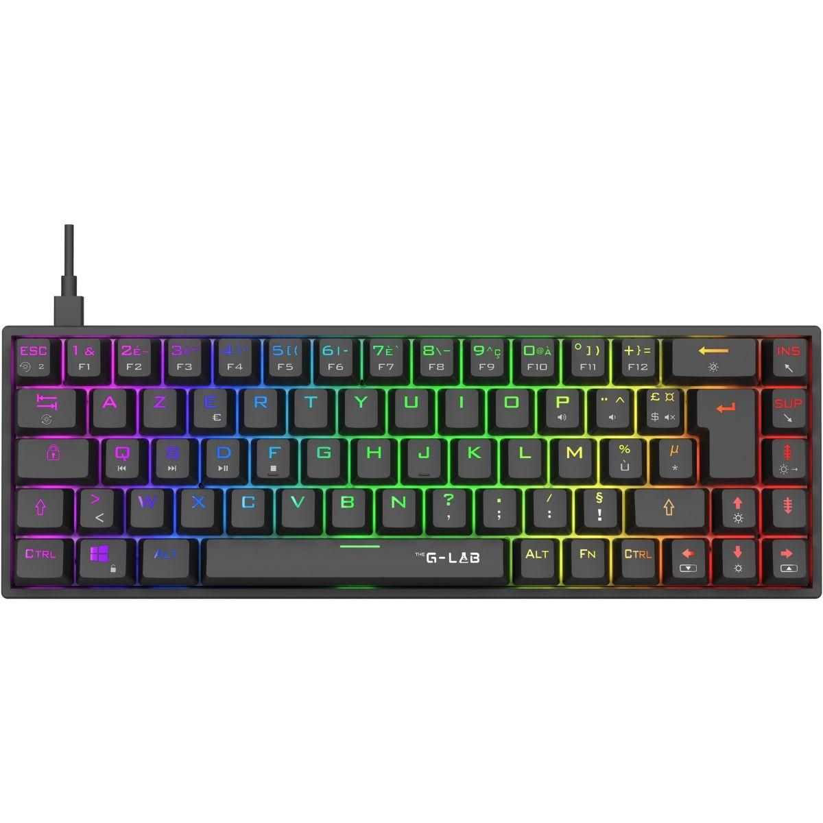 THE G-LAB Clavier gamer KEYZ TITAN B FR