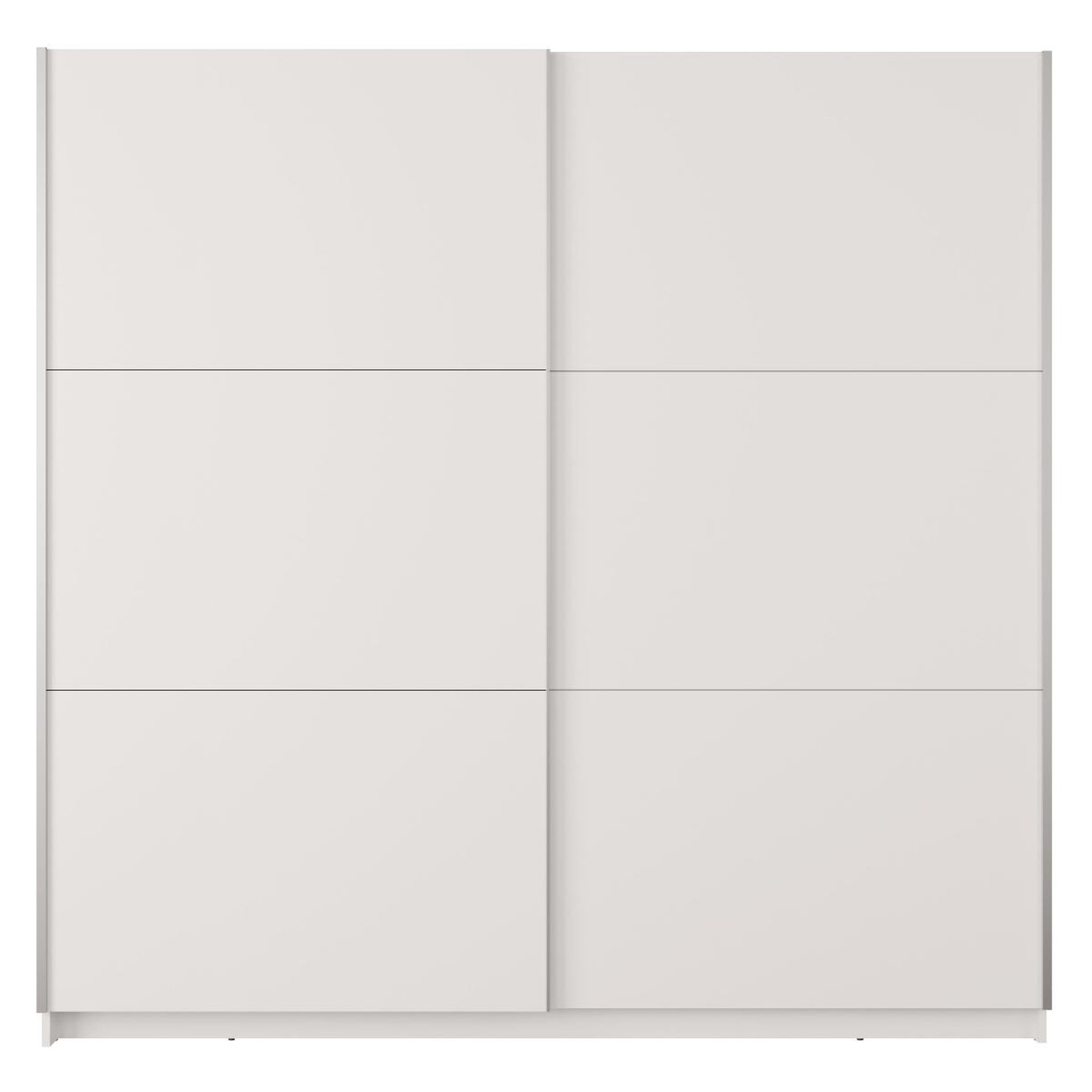 Voir la diapositive 5 : JLC KREATION Armoire dressing coulissante blanche 200cm kas
