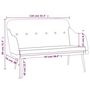 Voir la diapositive 6 : VIDAXL Banc Rouge bordeaux 110x76x80 cm Tissu