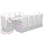 Voir la diapositive 6 : VIDAXL Ensemble a manger de jardin 11 pcs coussins noir resine tressee