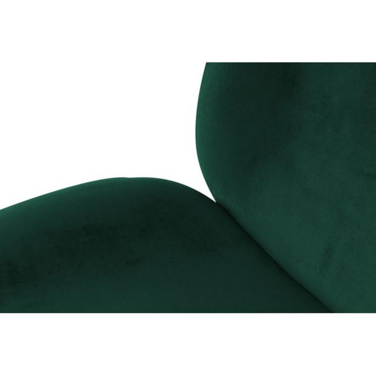 Paris Prix Lot de 2 Chaises Design  Charlize  90cm Vert & Or