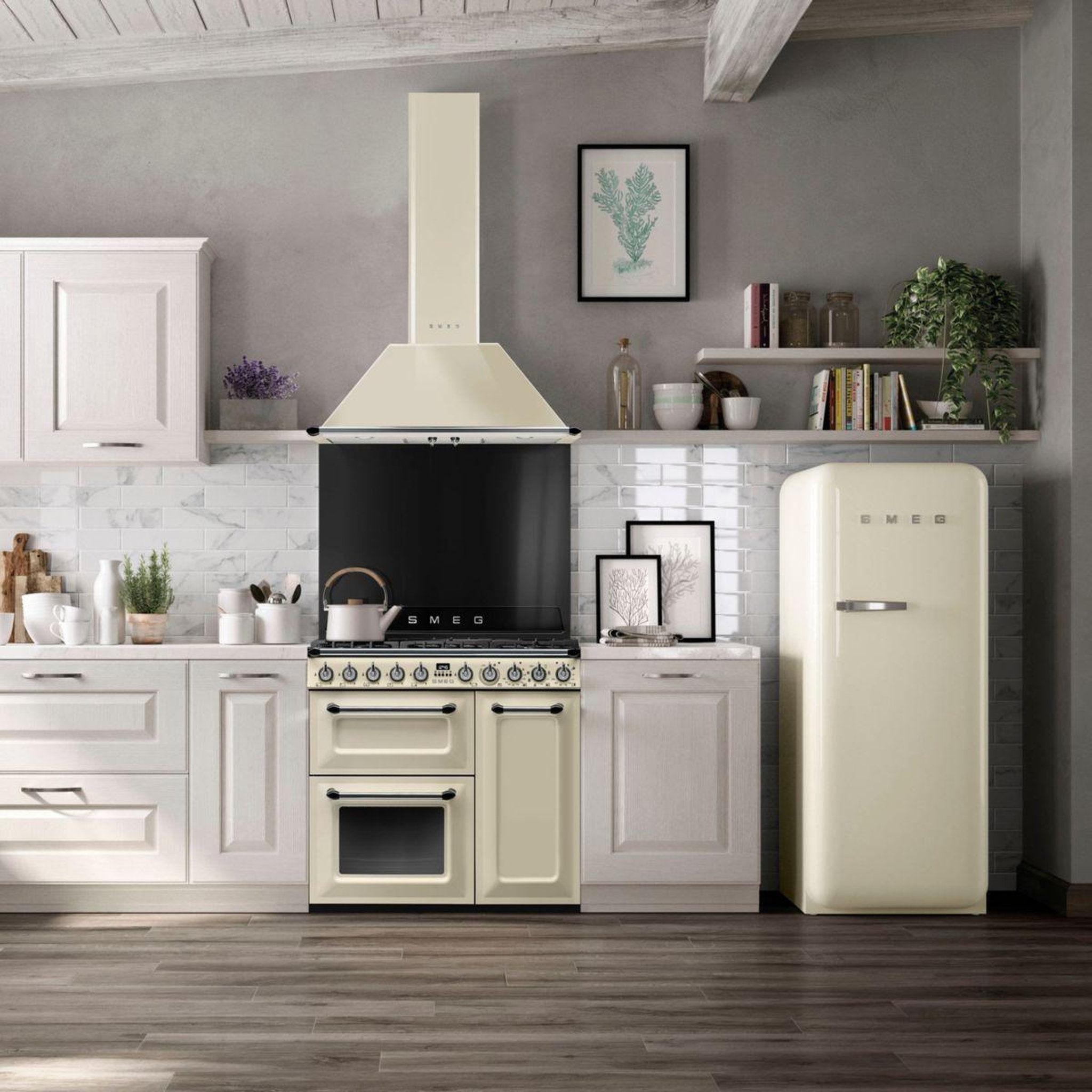 Voir la diapositive 4 : SMEG Piano de cuisson induction TR93IP2